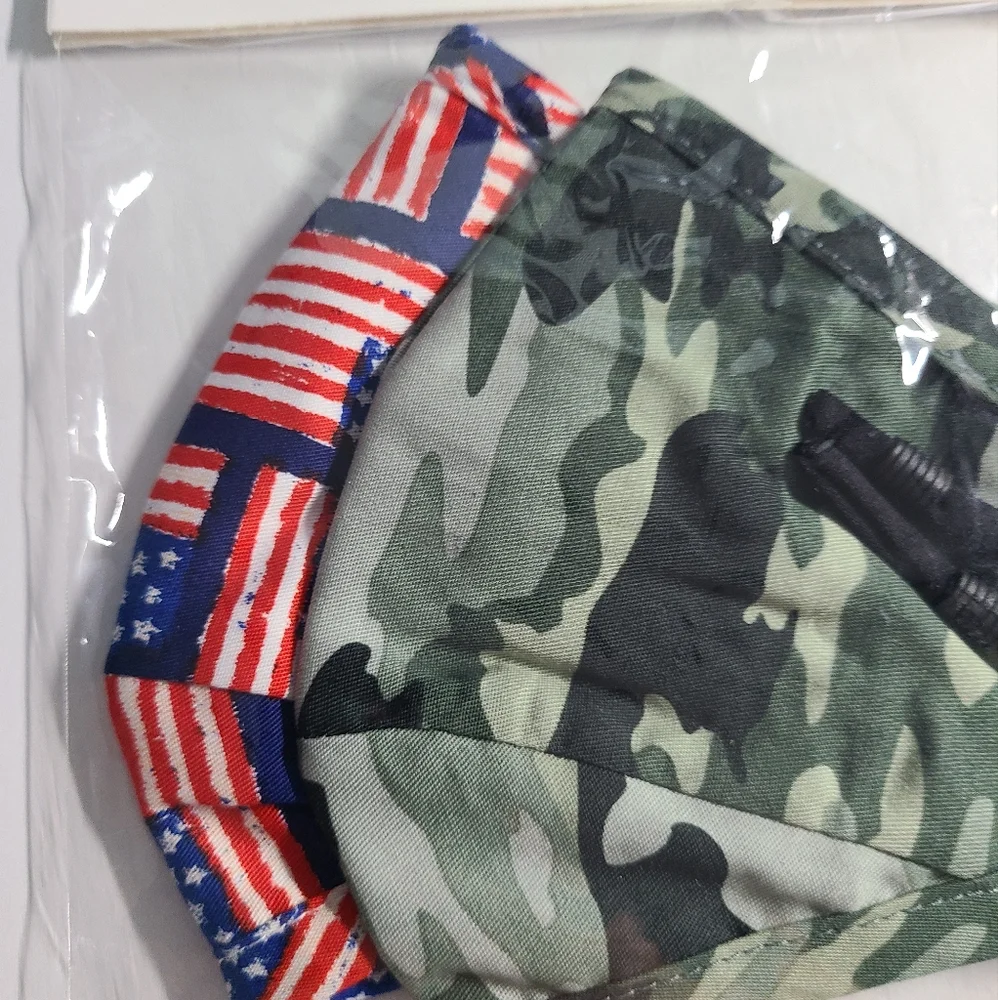 Adult Fasion Face Covering Camouflage American Flag 🇺🇲
